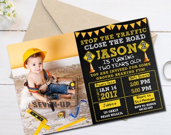 construction invites etsy