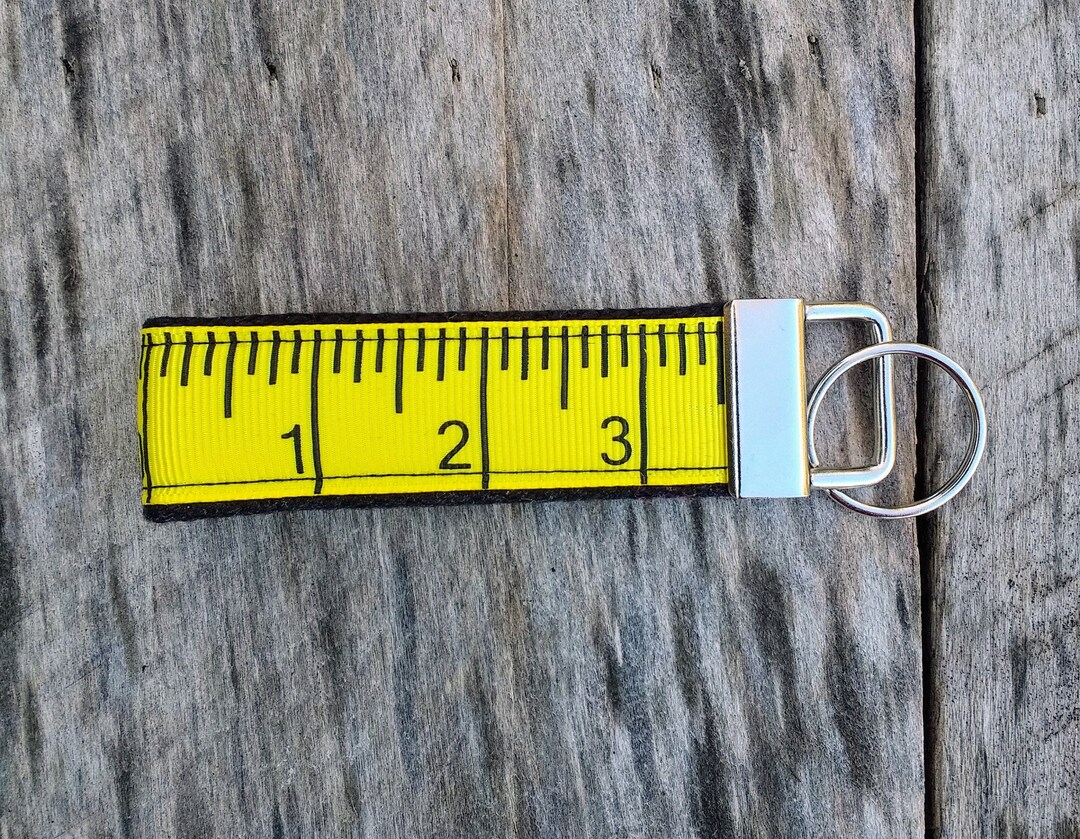 Teacher Key Fob Ruler Keychain Key Chain Wristlet Split Etsy