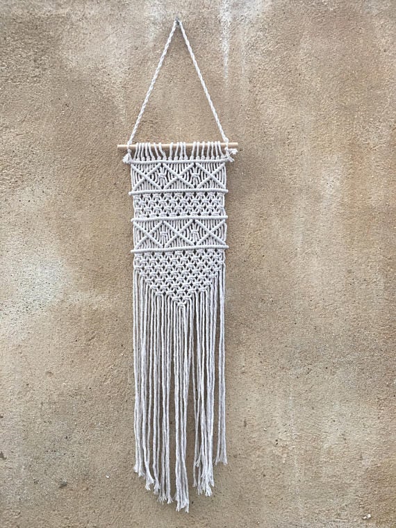 Macrame DIY Kit for Intermediates Wall Hanging Pattern Etsy