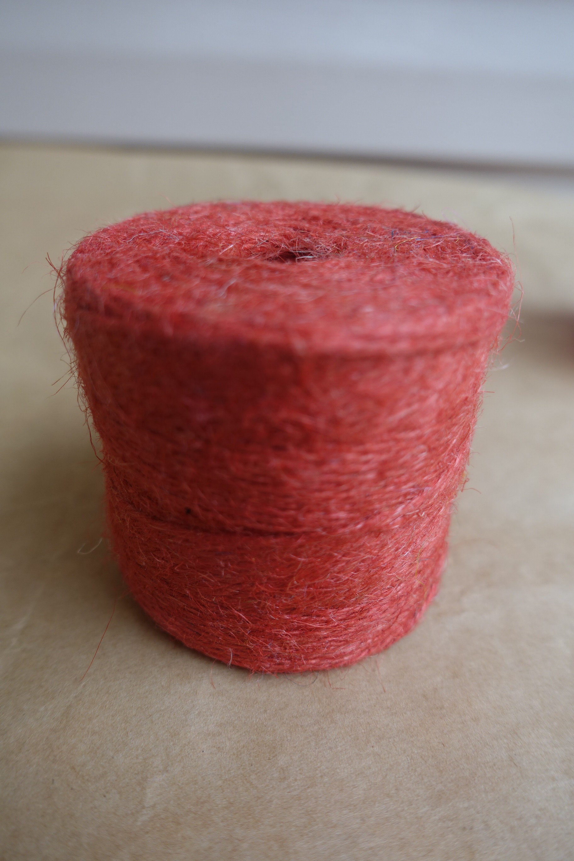 Natural Red Jute Twine Jute Burlap Twine Macrame Cord 1mm Etsy
