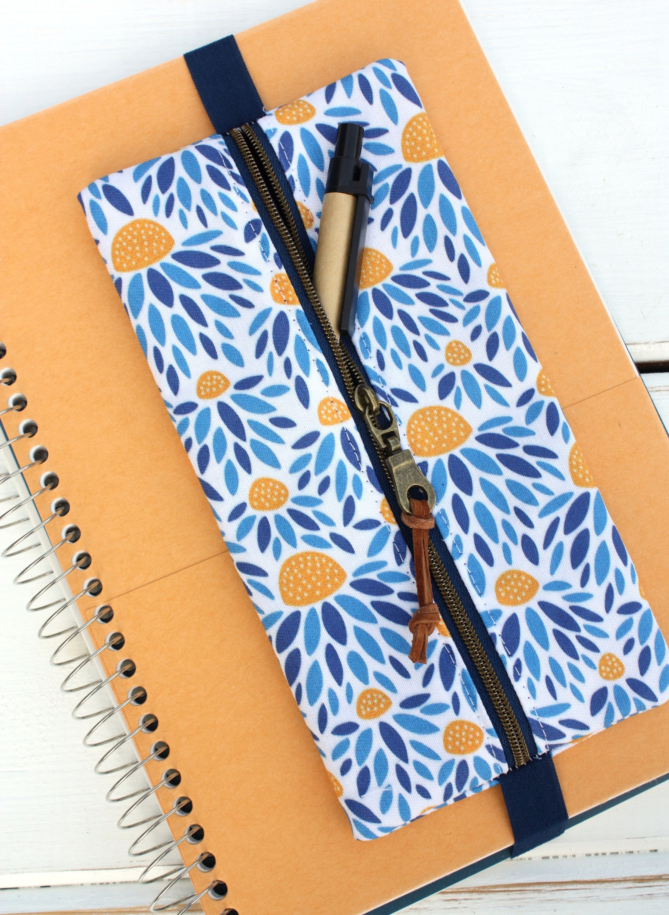 Elastic Pencil Pouch, Journal Pen Pouch, Elastic Pen Holder, Notebook  Pencil Pouch 