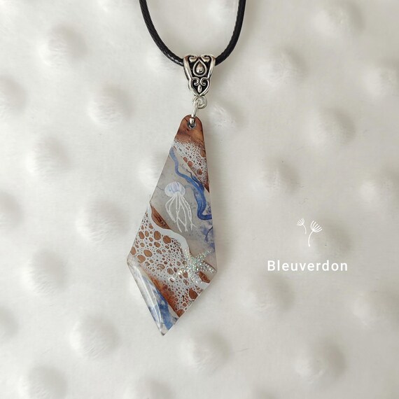 Ocean Resin Jellyfish, Starfish, and Ocean