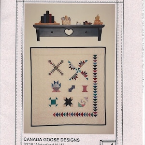 New Ways with Old Favorites Miniature Paper Piecing Quilt Pattern-PDF DOWNLOAD