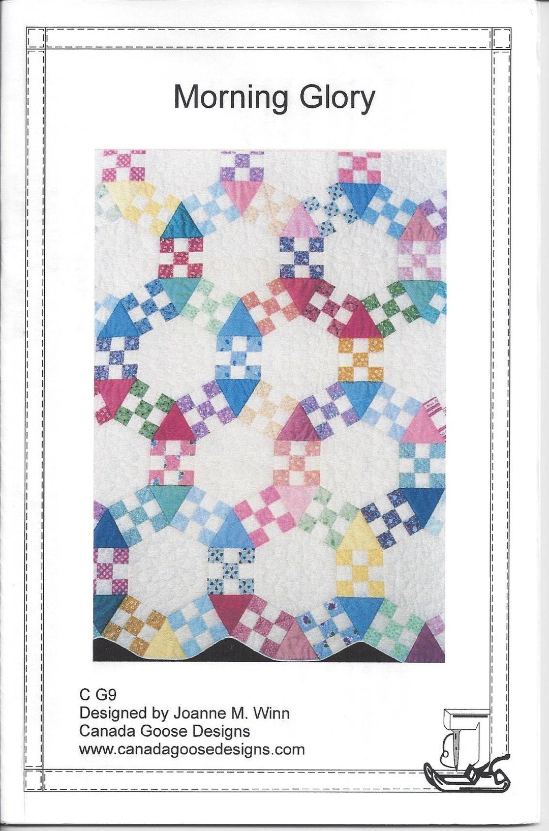 Morning Glory Quilt Pattern PDF Download Etsy