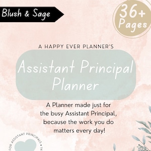 Assistant Principal Planner - Blush & Sage Floral