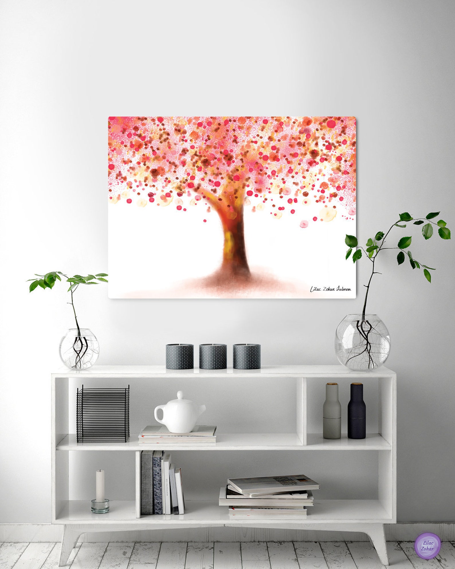 Tree Wall Art, Canvas Art Tree, Tree Painting, Tree Canvas Wall Art