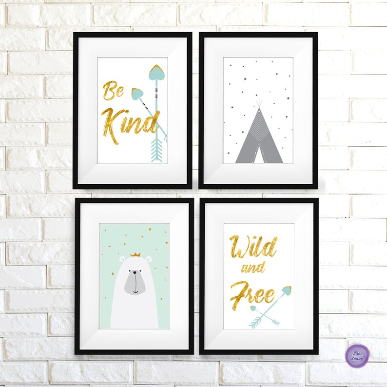 Nursery Printables Boy Nursery Decor Kids Bedroom Art Etsy