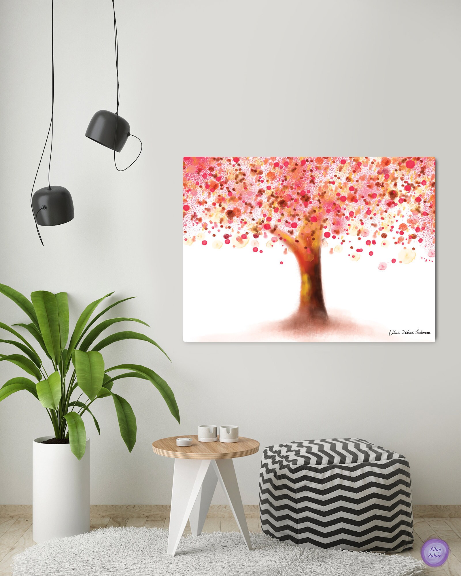 Tree Wall Art Canvas Art Tree Tree Painting Tree Canvas Etsy Israel
