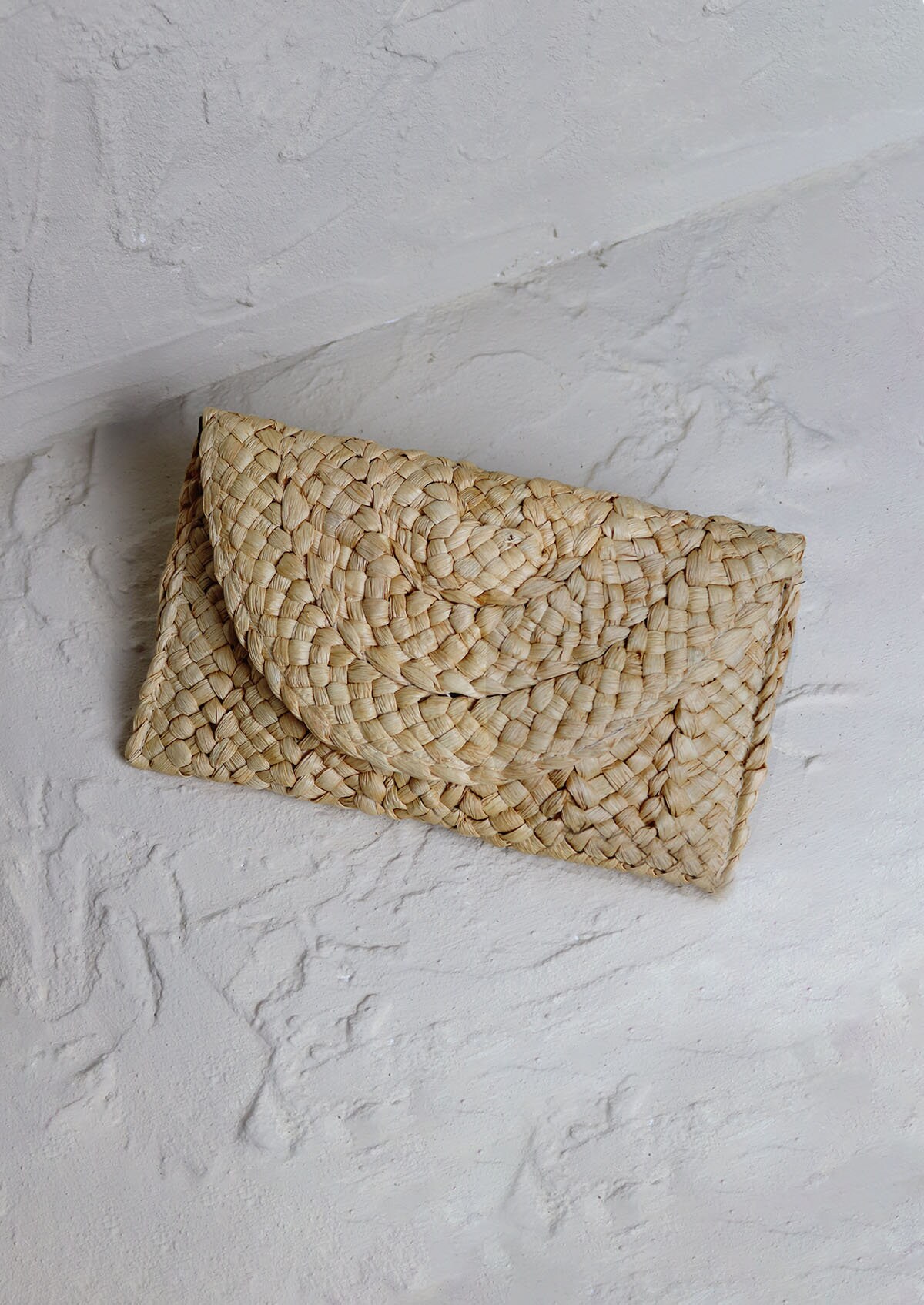 Rita Raffia Clutch Bag