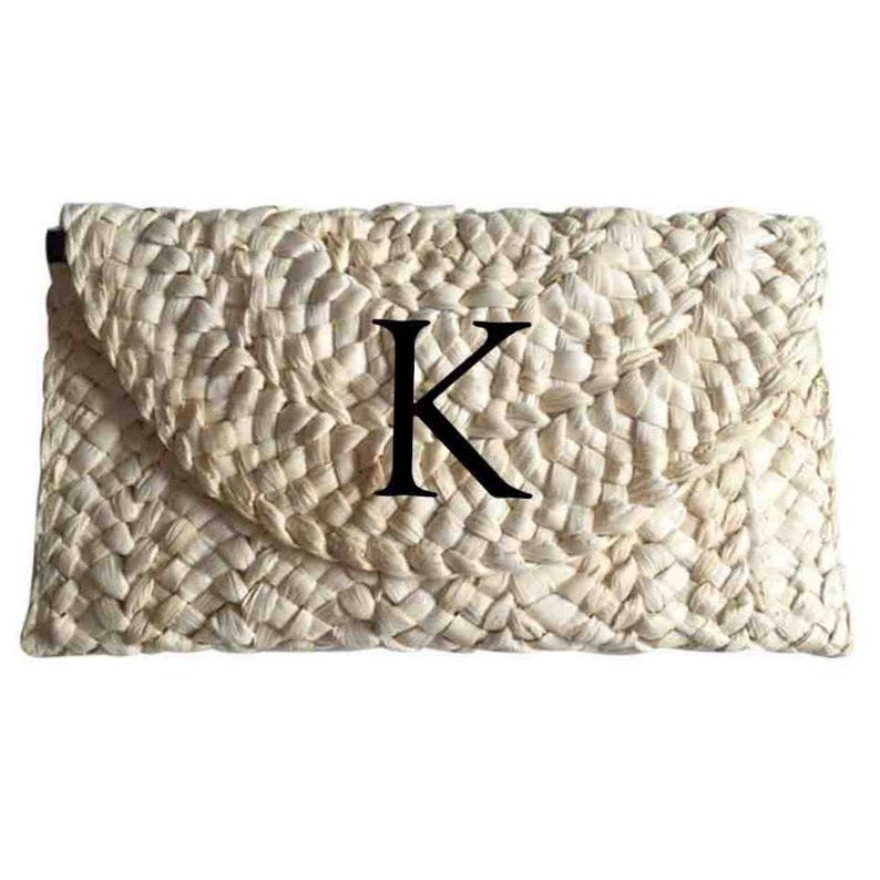 woven clutch bag