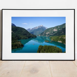 Diablo Lake North Cascades National Park Washington Landscape Pacific Northwest PNW Nature - Wall Art Photograph Print
