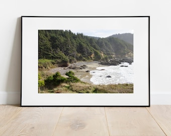 Neptune Beach Oregon Coast Seascape Landscape Pacific Northwest PNW Nature - Wall Art Photograph Print