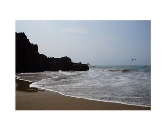 Indian Beach Seascape Matted Print 11 x 14