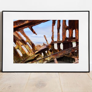 Peter Iredale Shipwreck Fort Stevens Oregon Coast Pacific Northwest PNW - Wall Art Photograph Print