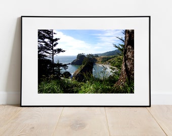 Oregon Coast Seascape Landscape Pacific Northwest PNW Ocean - Wall Art Photograph Print