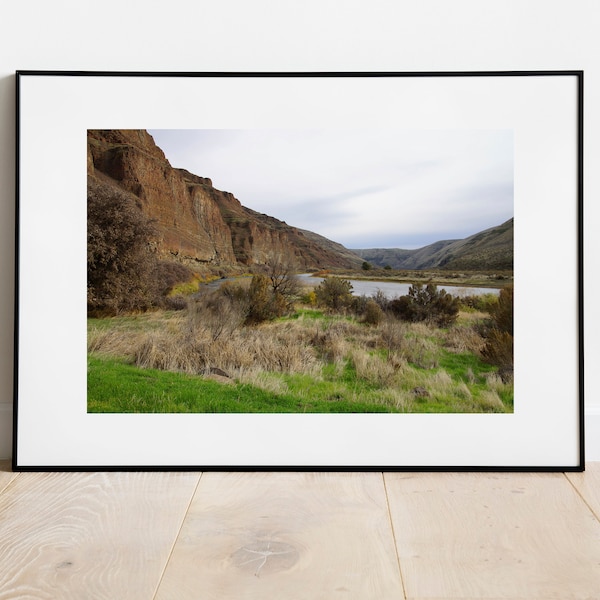 Cottonwood Canyon John Day River Eastern Oregon Landscape Pacific Northwest PNW Nature - Wall Art Photograph Print