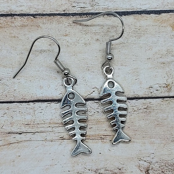 Bone Earrings - Etsy