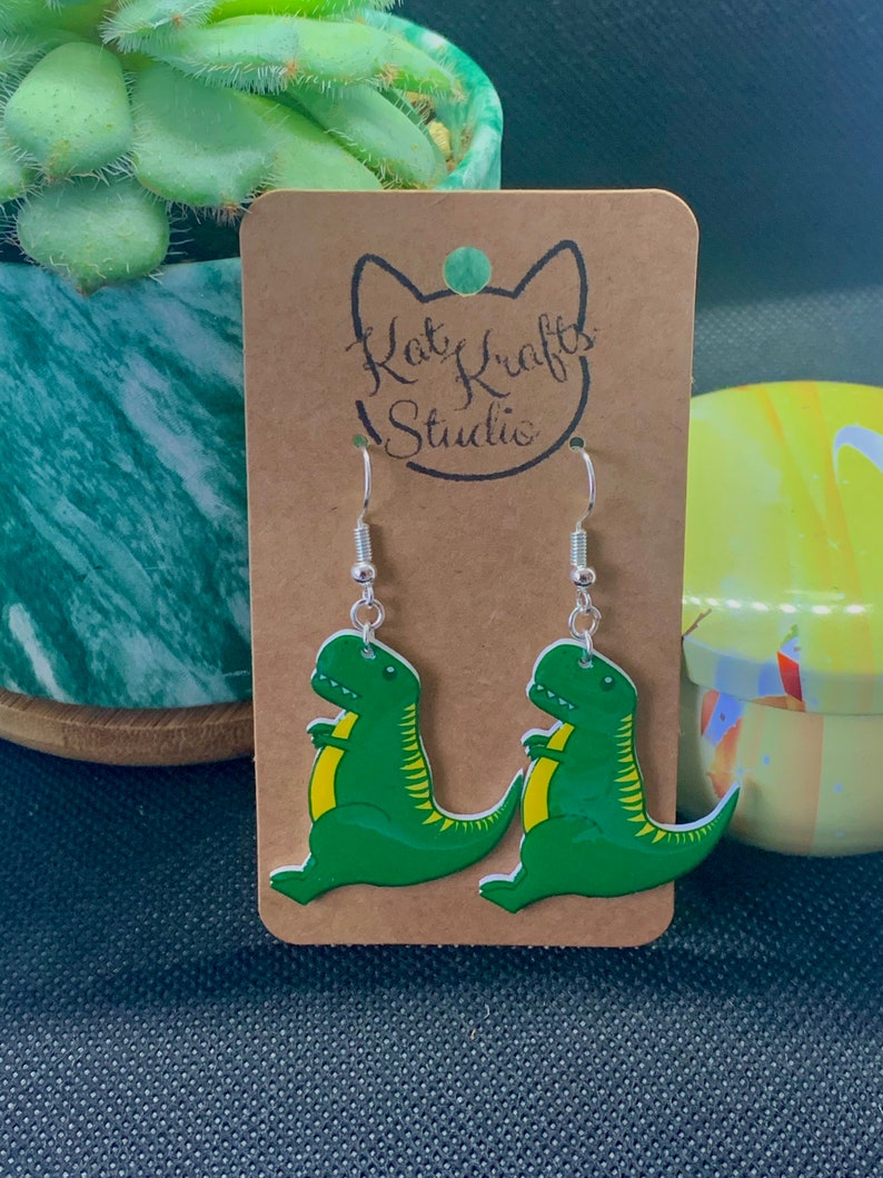 Dinosaur Earrings image 5