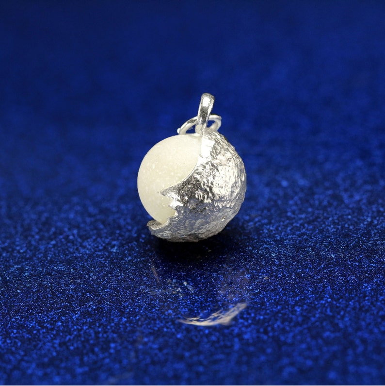 Sterling Silver Man In The Moon Earrings
