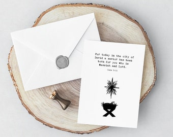 Religious Christmas Card- Digital Download