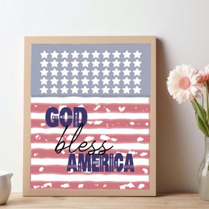 ON SALE: Patriotic Print American Flag