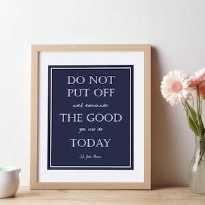 St. John Bosco Quote Printable
