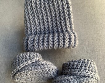 bootees, baby booties unisex baby 0-3 months strap booties gift gender neutral snow boots baby boy crochet hat and bootie set