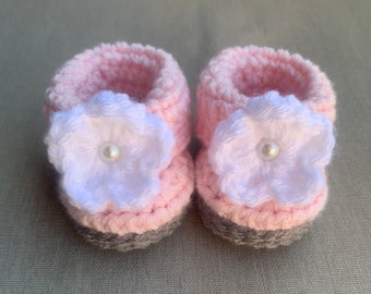 Crochet Baby Booties, Newborn Shoes, Newborn Booties, Baby Shoes Crochet, Baby Girl Booties, Newborn Shoes, Pink Baby Booties