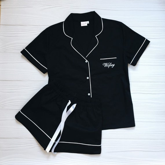 black pj set