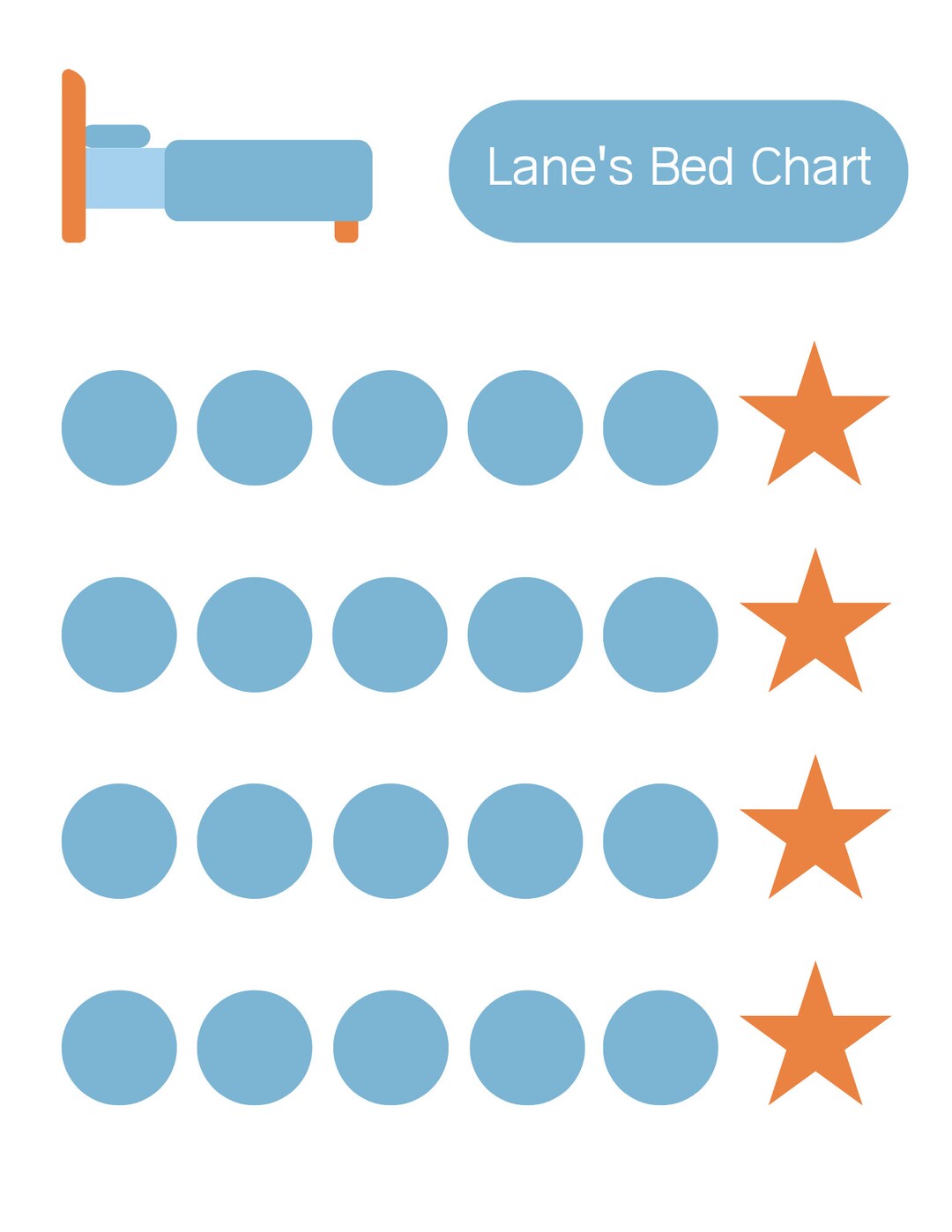 Behavior Charts, Sleep Charts, Good Behavior Charts - Etsy
