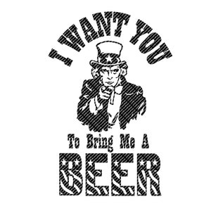 Onkel Sam, ich möchte, dass du mir ein Bier bringst - 4. Juli SVG - 'Merica - America - Unabhängigkeitstag Sofortiger digitaler Download Camping SVG