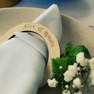 Custom Napkin Rings Etsy Canada