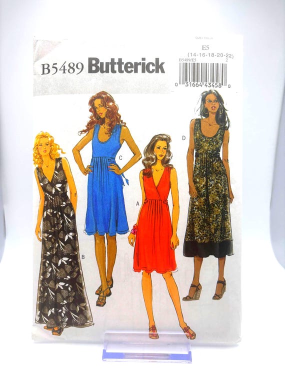 Butterick Pattern Misses' Dress, E5 (14, 16, 18, 20, 22) Butterick Pattern Misses' Dress, E5 (14, 16, 18, 20, 22)