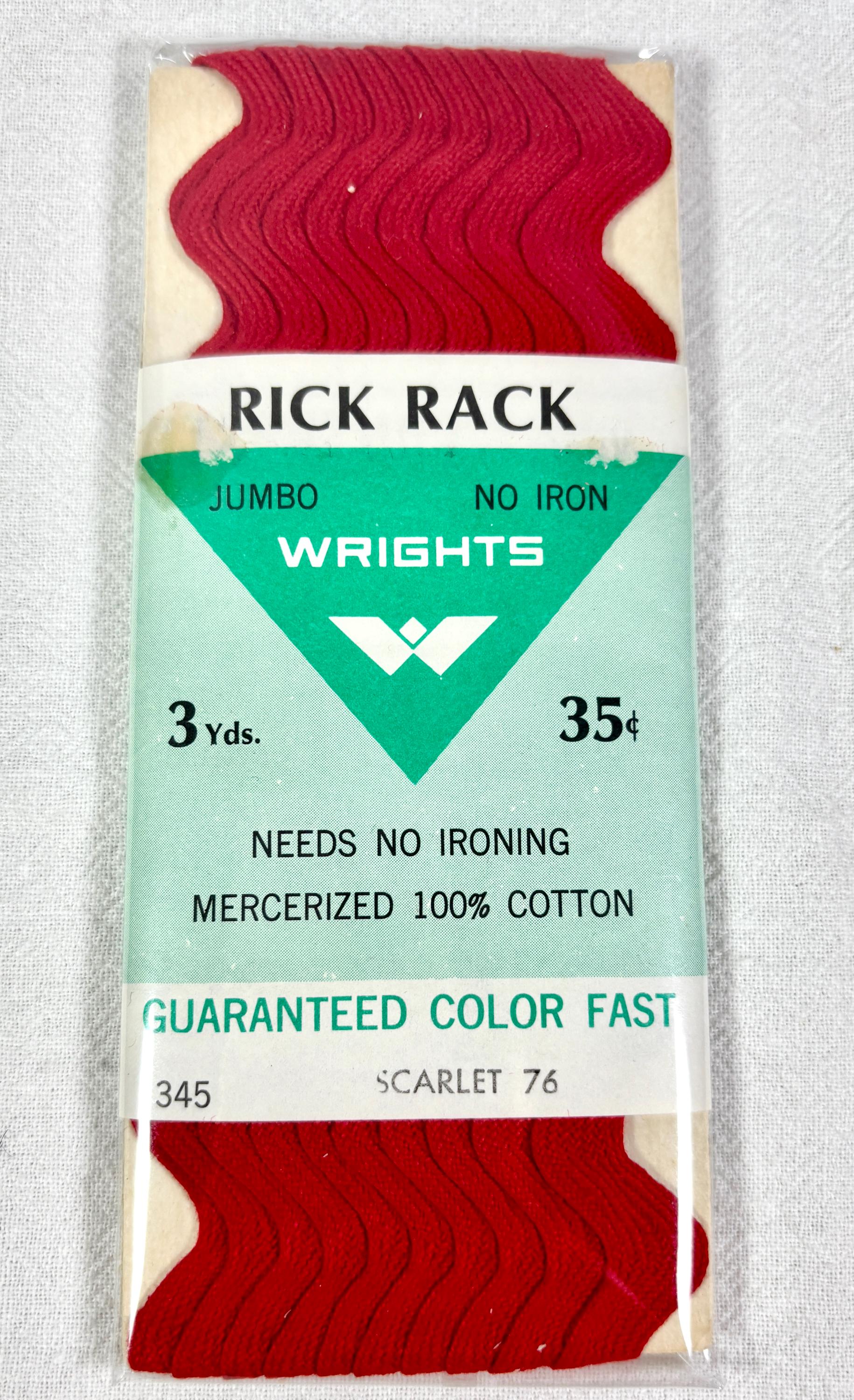 Jumbo Rick Rack New - Discontinued Vintage Stock, Wright's - Etsy