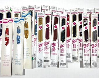 Zippers  All Purpose Polyester, Various Colors and Length, New Discontinued Stock