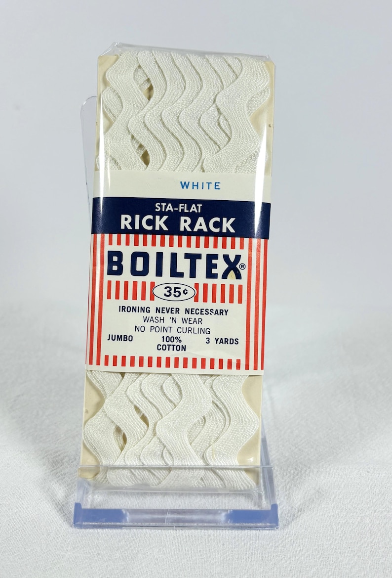 Jumbo Rick Rack New - Discontinued Vintage Stock, Wright's - Etsy