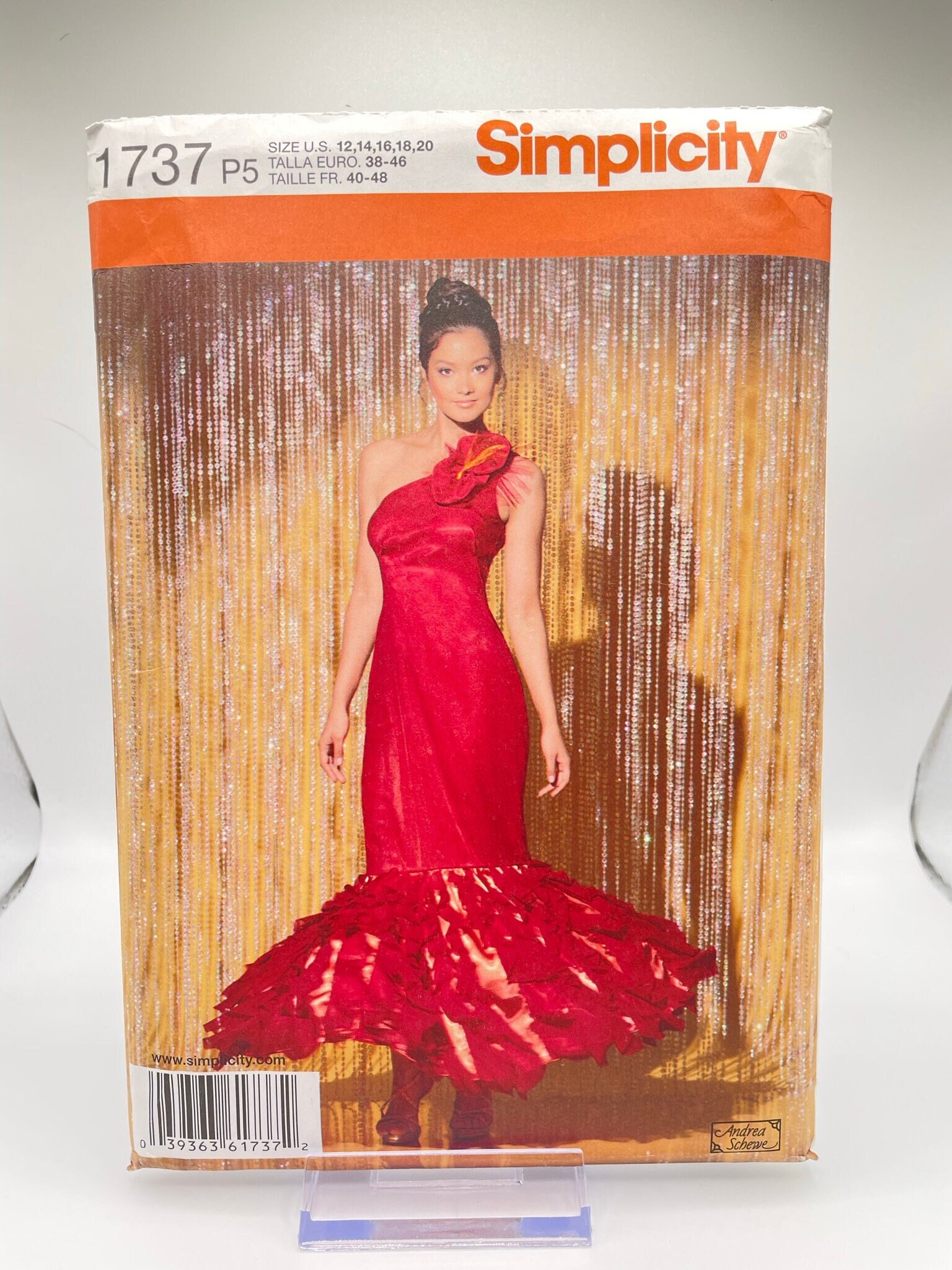 simplicity mermaid dress pattern M7320 (PDF) | Misses'/Miss Petite Mermaid-Hem and High-Low Dresses