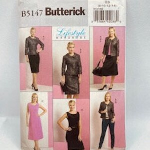 Butterick B5147 Sewing Pattern: Lifestyle Wardrobe, Sizes 8-14