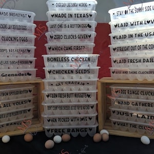 Reusable plastic egg carton