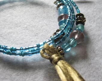 Bracelet turquoise et rose