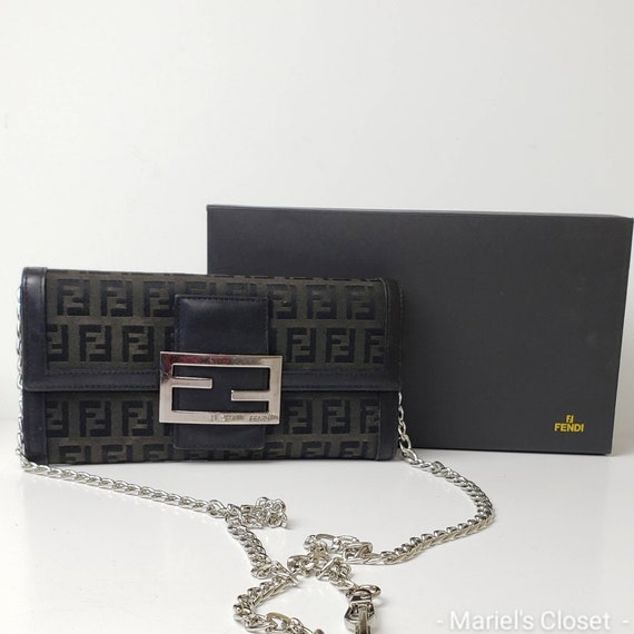 vintage fendi zucca wallet