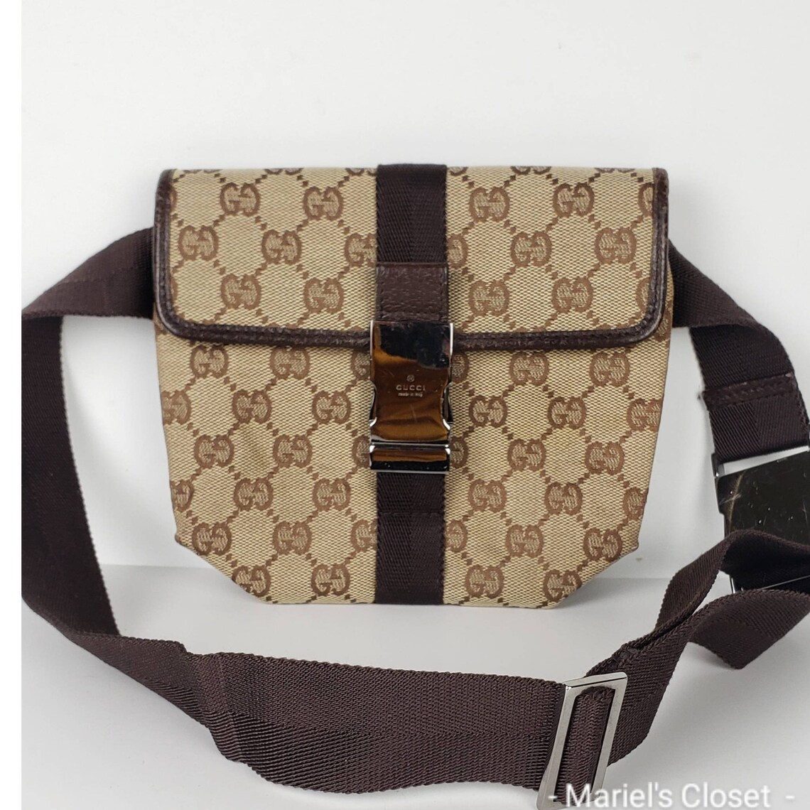 Authentic GUCCI Fanny Pack GG Waist Pouch Monogram Belt Bags Etsy