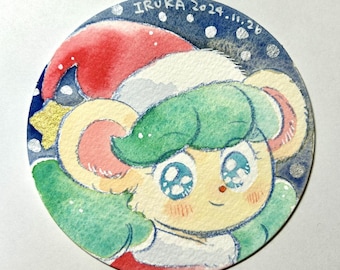 Original art - Winiter mouse girl