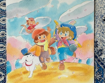 Remi - watercolor original art