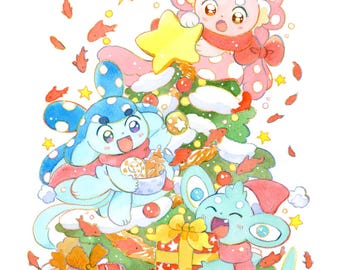 SangoBouro Christmas (framed original artwork)