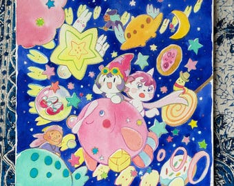Unico - watercolor original art