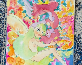 Sirius - watercolor original art