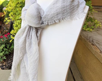 SALE Winter! Crinkle/GAUZE Scarves!  Soft, lightweight bandana /head or neck scarf (SQUARE sizes include: 24", 30", 35")