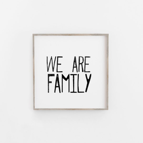 Poster: we are family, sw