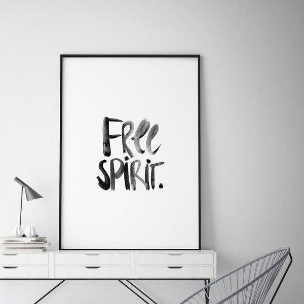 Poster: free spirit, sw